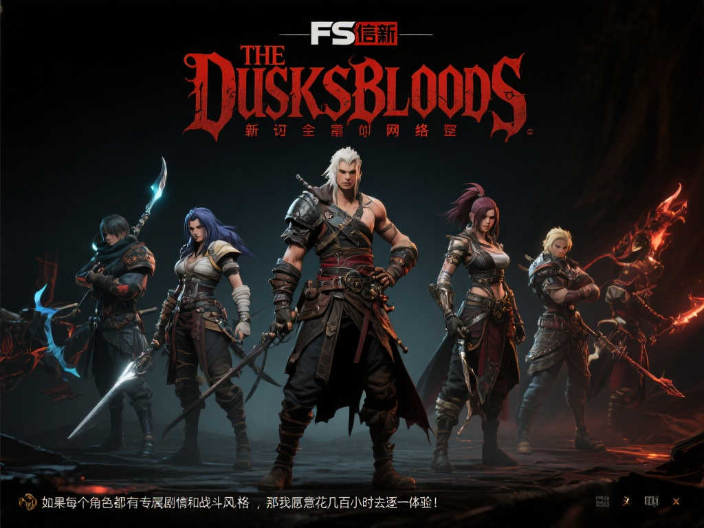 FS社新作《The DuskBloods》角色阵容超豪华，超过10位可操控英雄！