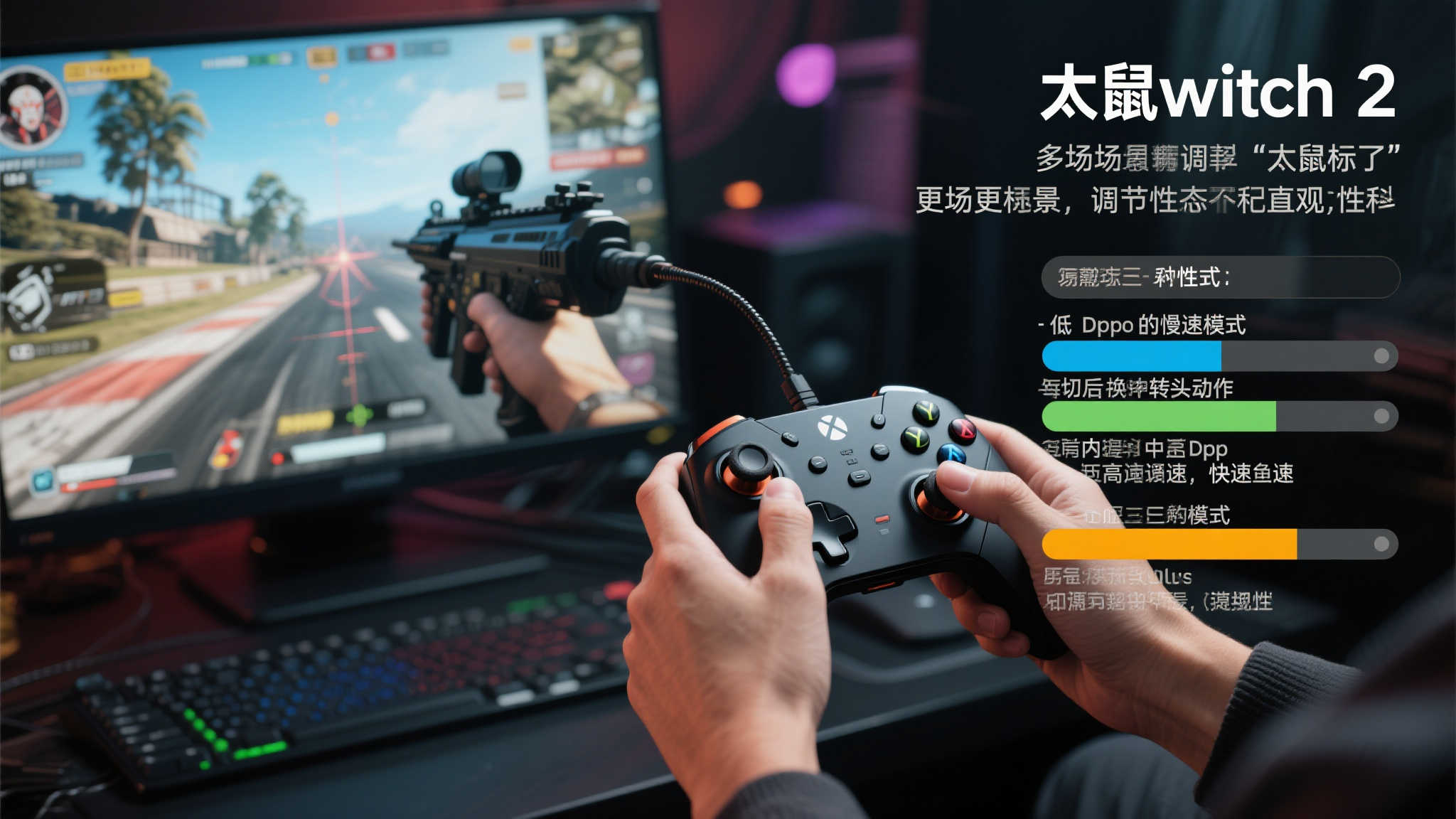 Switch 2手柄鼠标:DPI可调,三种速度模式,极致鼠标体验! Switch 2手柄鼠标:DPI可调,三种速度模式,极致鼠标体验!